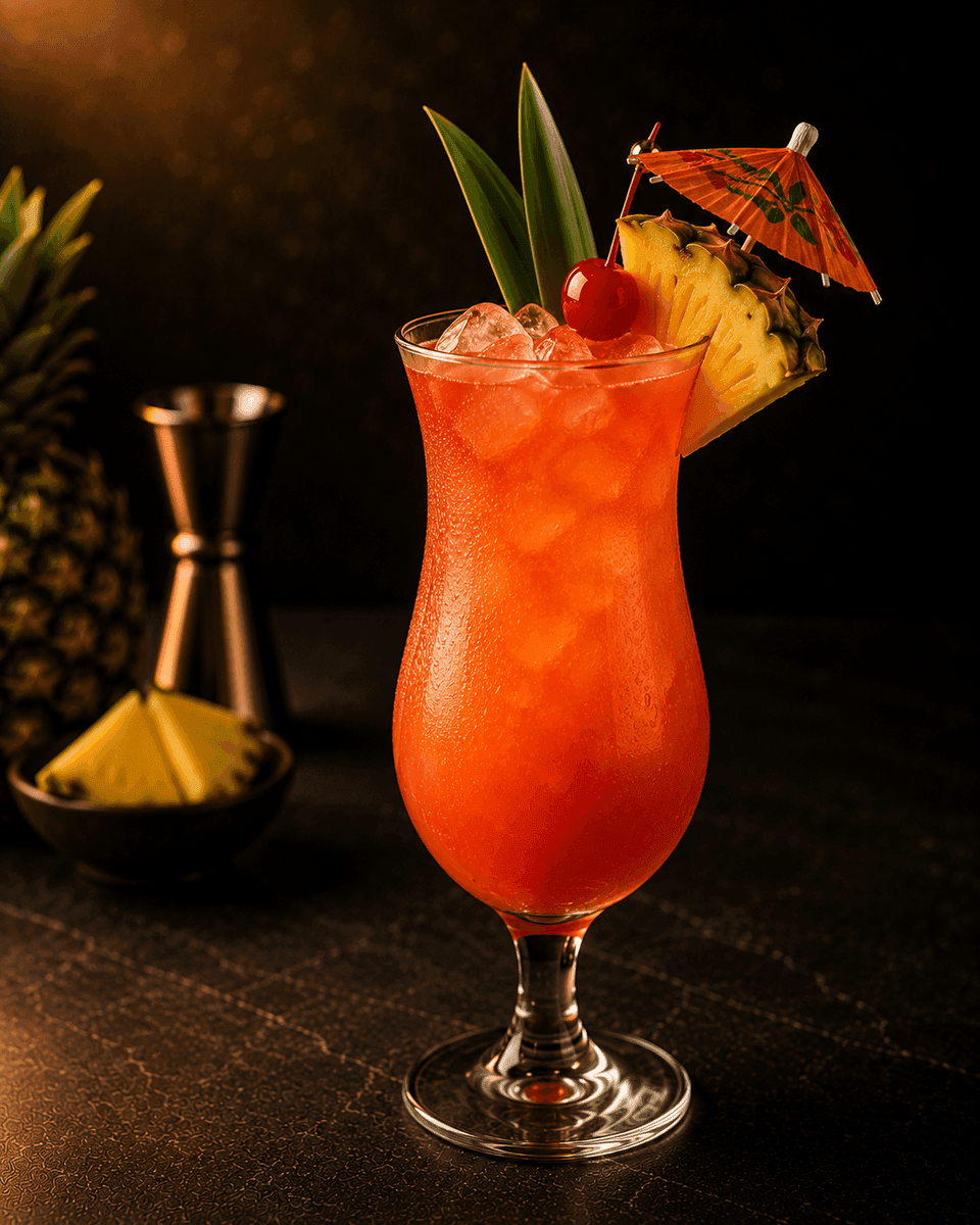 Bahama Mama tropical cocktail