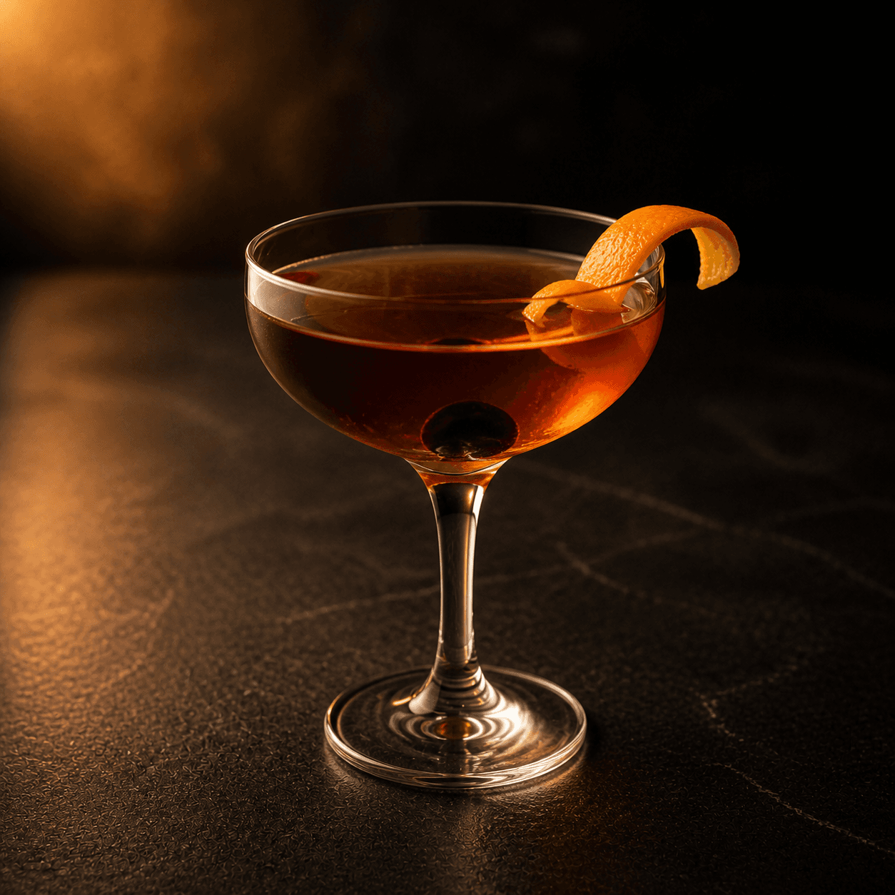 Manhattan cocktail served at a corporate event